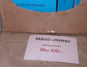 Nästrimmer - på en matmässa???