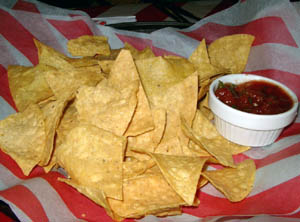 Nachos med salsa