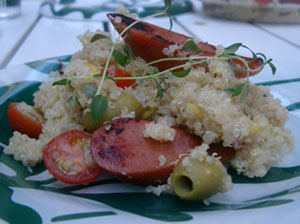 Quinoa med chorizo