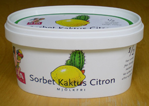 Citronsorbet