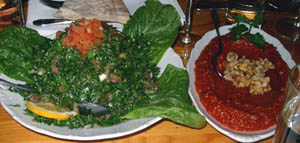 Tabbouli & paprikaröra