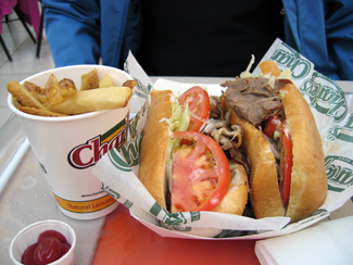 Philly CheeseSteak Sandwich Deluxe