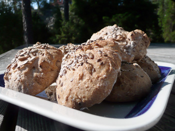 Frukostbröd med blandade frön