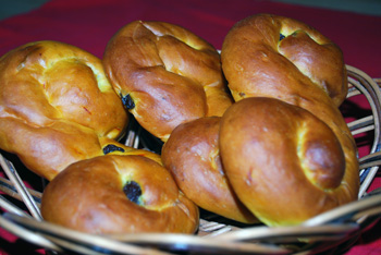 Lussebullar från Wallins